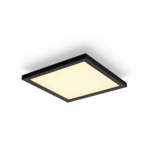Philips Hue Aurelle Square Panel Ceiling Light | Smart Tunable White | Black